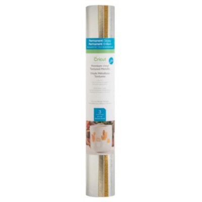 Cricut Textured Metallic Sampler, Precious Metals - Permanent Lámina de vinilo de transferencia térmica 3 hojas (Espera 4 dias) en Huesoi