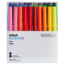 Cricut Infusible Ink rotulador Fino Negro, Azul, Coral, Fucsia, Verde, Gris, Verde claro, Lila, Menta, Marina, Naranja, Púrpura, Rojo, Rosa, Violeta, Amarillo 30 pieza(s) (Espera 4 dias) en Huesoi