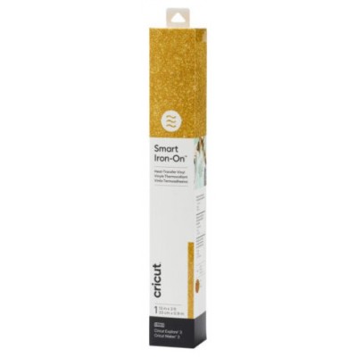 Cricut Smart Iron-On Glitter Rollo de vinilo de termotransferencia (Espera 4 dias) en Huesoi