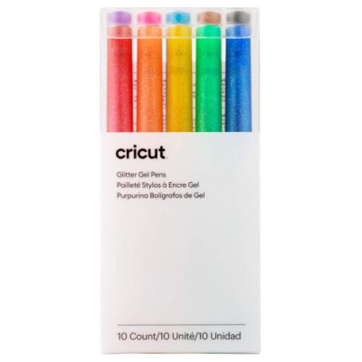 Cricut 2009962 bolígrafo de gel Bolígrafo de gel con tapa Negro, Azul, Marrón, Verde, Azul claro, Naranja, Rosa, Púrpura, Rojo, Amarillo 10 pieza(s) (Espera 4 dias) en Huesoi