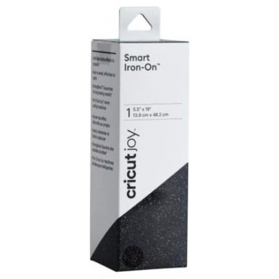 CRICUT SMART IRON-ON 21X48CM (GLITTER BLACK) (Espera 4 dias) en Huesoi