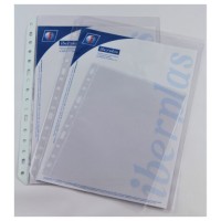 CAJA 100 FUNDAS FORMATO CUARTO PVC CRISTAL EXTRA 100 MICRAS MULTITALADRO IBERPLAS 201100 (Espera 4 dias) en Huesoi