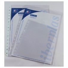 CAJA 100 FUNDAS FORMATO CUARTO PVC CRISTAL EXTRA 100 MICRAS MULTITALADRO IBERPLAS 201100 (Espera 4 dias) en Huesoi