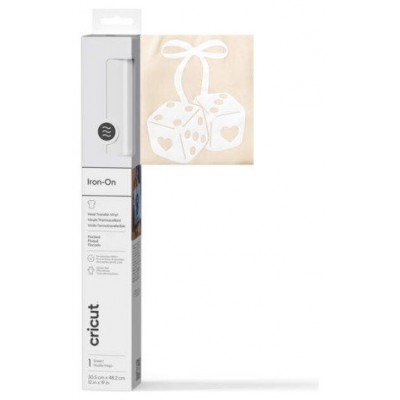 Cricut 2011789 vinilo de transferencia t&eacute;rmica Rollo de vinilo de termotransferencia Vinilo de termotransferencia liso (Espera 4 dias) en Huesoi