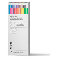 CRICUT BOLÍGRAFOS DE GEL CON PURPURINA DE 0,8 MM, GAMA RAINBOW (10 UDS.) + ADAPTADOR (Espera 4 dias) en Huesoi CRICUT BOLÍGRAFOS DE GEL CON PURPURINA DE 0,8 MM, GAMA RAINBOW (10 UDS.) + ADAPTADOR (Espera 4 dias) en Huesoi