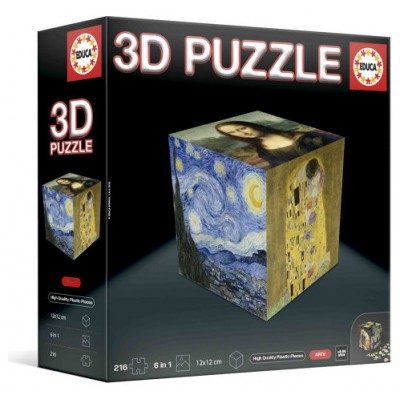 PUZZLE CUBO 3D ARTE EDUCA BORRAS 20123 (Espera 4 dias) en Huesoi