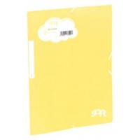 CARPETA SOLAPAS SOFT POLIPROPILENO C/ETIQUETA Y GOMA AMARILLO CARCHIVO 20160120 (Espera 4 dias) en Huesoi