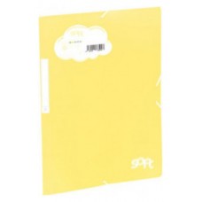 CARPETA SOLAPAS SOFT POLIPROPILENO C/ETIQUETA Y GOMA AMARILLO CARCHIVO 20160120 (Espera 4 dias) en Huesoi