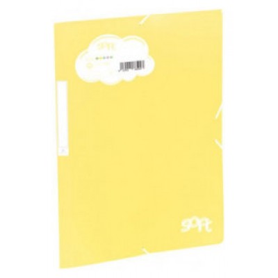 CARPETA SOLAPAS SOFT POLIPROPILENO C/ETIQUETA Y GOMA AMARILLO CARCHIVO 20160120 (Espera 4 dias) en Huesoi