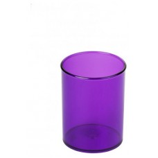 CUBILETE DE PLASTICO 78 MM. DIAMETRO X 100 MM. ALTO TRANSPARENTE VIOLETA FAIBO 205-58 (MIN10) (Espera 4 dias) en Huesoi