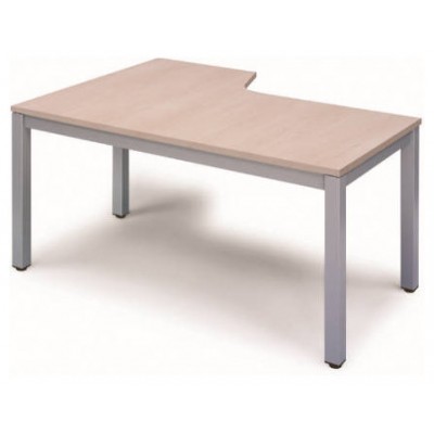 MESA DE OFICINA SERIE EXECUTIVE FORMA L DERECHA 160X120 GRIS / HAYA ROCADA 2051AD01 (Espera 4 dias) en Huesoi