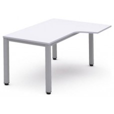 MESA DE OFICINA SERIE EXECUTIVE FORMA L DERECHA 160X120 GRIS / BLANCO ROCADA 2051AD04 (Espera 4 dias) en Huesoi
