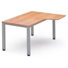 MESA DE OFICINA SERIE EXECUTIVE FORMA L DERECHA 160X120 GRIS / ROBLE ROCADA 2051AD08 (Espera 4 dias) en Huesoi