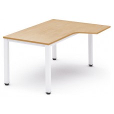 MESA DE OFICINA SERIE EXECUTIVE FORMA L DERECHA 160X120 BLANCA / HAYA ROCADA 2051AM01 (Espera 4 dias) en Huesoi