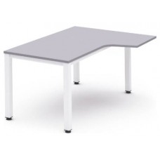 MESA DE OFICINA SERIE EXECUTIVE FORMA L DERECHA 160X120 BLANCO/GRIS ROCADA 2051AM02 (Espera 4 dias) en Huesoi