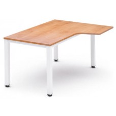 MESA DE OFICINA SERIE EXECUTIVE FORMA L DERECHA 160X120 BLANCO/ROBLE ROCADA 2051AM08 (Espera 4 dias) en Huesoi