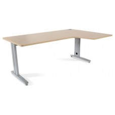 MESA DE OFICINA SERIE METAL FORMA L DERECHA 180X120 GRIS / HAYA  ROCADA 2052AC01 (Espera 4 dias) en Huesoi