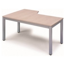 MESA DE OFICINA SERIE EXECUTIVE FORMA L DERECHA 180X120 GRIS / HAYA ROCADA 2052AD01 (Espera 4 dias) en Huesoi