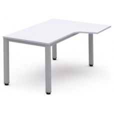 MESA DE OFICINA SERIE EXECUTIVE FORMA L DERECHA 180X120 GRIS / BLANCO ROCADA 2052AD04 (Espera 4 dias) en Huesoi