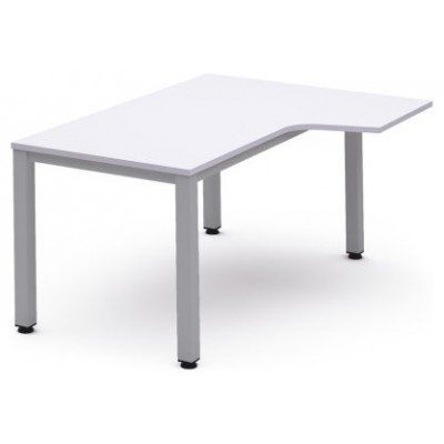 MESA DE OFICINA SERIE EXECUTIVE FORMA L DERECHA 180X120 GRIS / BLANCO ROCADA 2052AD04 (Espera 4 dias) en Huesoi