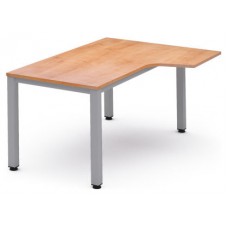 MESA DE OFICINA SERIE EXECUTIVE FORMA L DERECHA 180X120 GRIS / ROBLE ROCADA 2052AD08 (Espera 4 dias) en Huesoi