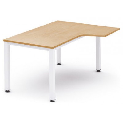 MESA DE OFICINA SERIE EXECUTIVE FORMA L DERECHA 180X120 BLANCO/HAYA ROCADA 2052AM01 (Espera 4 dias) en Huesoi