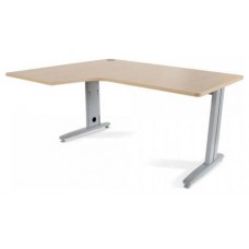 MESA DE OFICINA SERIE METAL FORMA L IZQUIERDA 160X120 GRIS / HAYA  ROCADA 2053AC01 (Espera 4 dias) en Huesoi
