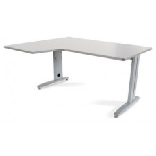 MESA DE OFICINA SERIE METAL FORMA L IZQUIERDA 160X120 GRIS / GRIS  ROCADA 2053AC02 (Espera 4 dias) en Huesoi
