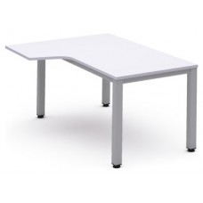 MESA DE OFICINA SERIE EXECUTIVE FORMA L IZQUIERDA 160X120 GRIS / BLANCO ROCADA 2053AD04 (Espera 4 dias) en Huesoi