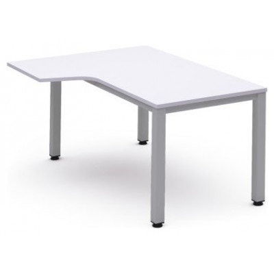 MESA DE OFICINA SERIE EXECUTIVE FORMA L IZQUIERDA 160X120 GRIS / BLANCO ROCADA 2053AD04 (Espera 4 dias) en Huesoi