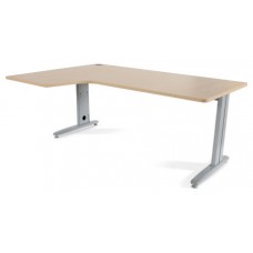 MESA DE OFICINA SERIE METAL FORMA L IZQUIERDA 180X120 GRIS / HAYA ROCADA 2054AC01 (Espera 4 dias) en Huesoi