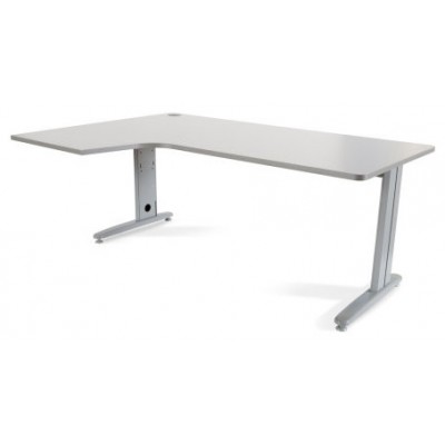 MESA DE OFICINA SERIE METAL FORMA L IZQUIERDA 180X120 GRIS / GRIS  ROCADA 2054AC02 (Espera 4 dias) en Huesoi