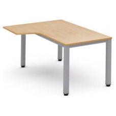 MESA DE OFICINA SERIE EXECUTIVE FORMA L IZQUIERDA 180X120 GRIS / HAYA ROCADA 2054AD01 (Espera 4 dias) en Huesoi