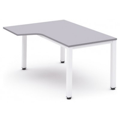 MESA DE OFICINA SERIE EXECUTIVE FORMA L IZQUIERDA 180X120 BLANCO/GRIS ROCADA 2054AM02 (Espera 4 dias) en Huesoi