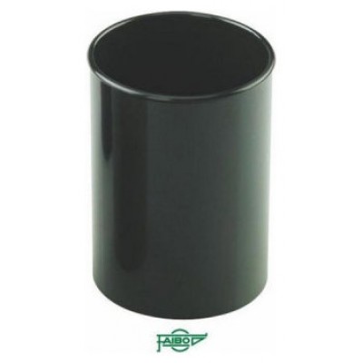 CUBILETE COLOR NEGRO PLÁSTICO RECICLADO Y RECICLABLE FAIBO 205R2 (Espera 4 dias) en Huesoi