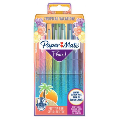 PACK 16 ROTULADORES FLAIR ORIGINAL TROPICAL PAPER MATE 2061396 (Espera 4 dias) en Huesoi