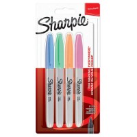 Sharpie 2065402 marcador permanente Fibre tip Azul, Verde, Naranja, Rosa 4 pieza(s) (Espera 4 dias) en Huesoi