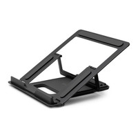 Lindy 20917 soporte para ordenador port&aacute;til Mesita plegable para ordenador port&aacute;til Negro, Plata (Espera 4 dias) en Huesoi