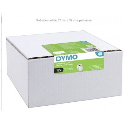 PACK 12 ROLLOS LW ETIQUETAS 32X57MM DYMO 2093095 (Espera 4 dias) en Huesoi