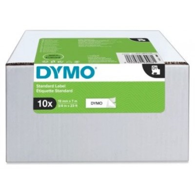 MULTIPACK 10 CINTAS DYMO D1 19MMX7M NEGRO/BLANCO DYMO 2093098 (Espera 4 dias) en Huesoi