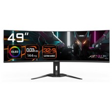 GIGABYTE Monitor de juegos curvo CO49DQ OLED - 5120x1440 (DQHD), 1800R, 144Hz, 0.03ms, KVM, FreeSync Premium Pro, HDMI 2.1 (Espera 4 dias) en Huesoi