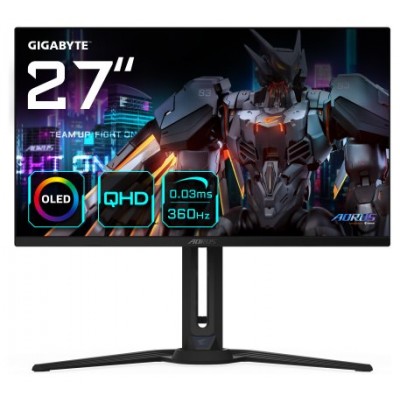 AORUS FO27Q3 pantalla para PC 68,6 cm (27") 2560 x 1440 Pixeles Quad HD OLED Negro (Espera 4 dias) en Huesoi