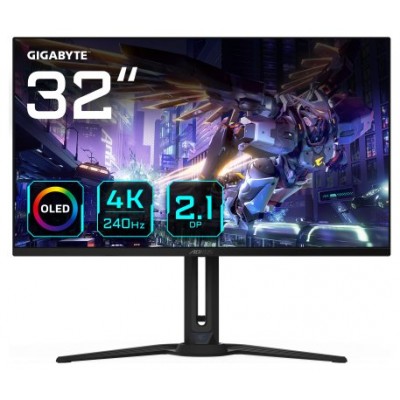 AORUS FO32U2P pantalla para PC 80 cm (31.5") 3840 x 2160 Pixeles 4K Ultra HD OLED Negro (Espera 4 dias) en Huesoi