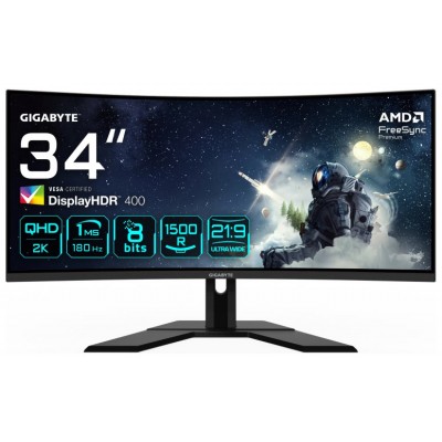 GIGABYTE G34WQCP pantalla para PC 86,4 cm (34") 3440 x 1440 Pixeles Quad HD LED Negro (Espera 4 dias) en Huesoi