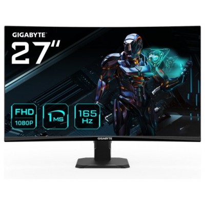 GIGABYTE Monitor de juego GS27F 27" FHD - 1920 x 1080 (FHD), 165Hz, 1ms, 300 cd/m², FreeSync Premium, compatible con HDR, HDMI 2.0, DisplayPort 1.4 (Espera 4 dias) en Huesoi