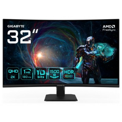 MONITOR GAMING GIGABYTE GS32QCA 31.5" 2560X1440 QHD en Huesoi