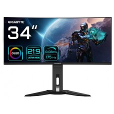 Gigabyte MO34WQC pantalla para PC 86,4 cm (34") 3440 x 1440 Pixeles Wide Quad HD OLED Negro (Espera 4 dias) en Huesoi