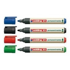 MARCADOR PERMANENTE EDDING ECOLINE 21 COLOR AZUL EDDING 21-003 (MIN10) (Espera 4 dias) en Huesoi