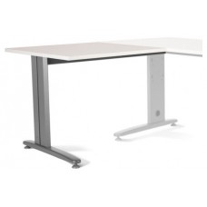 ALA PARA MESA DE OFICINA SERIE METAL 100X60 GRIS / BLANCO ROCADA 2102AC04 (Espera 4 dias) en Huesoi