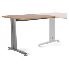 ALA PARA MESA DE OFICINA SERIE METAL 100X60 GRIS / ROBLE ROCADA 2102AC08 (Espera 4 dias) en Huesoi